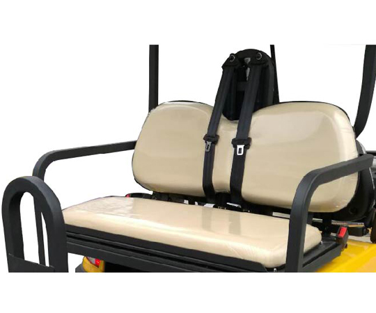 3-points safety belts and support frame