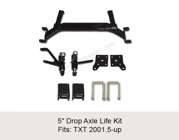 5" Drop Axle Life Kit