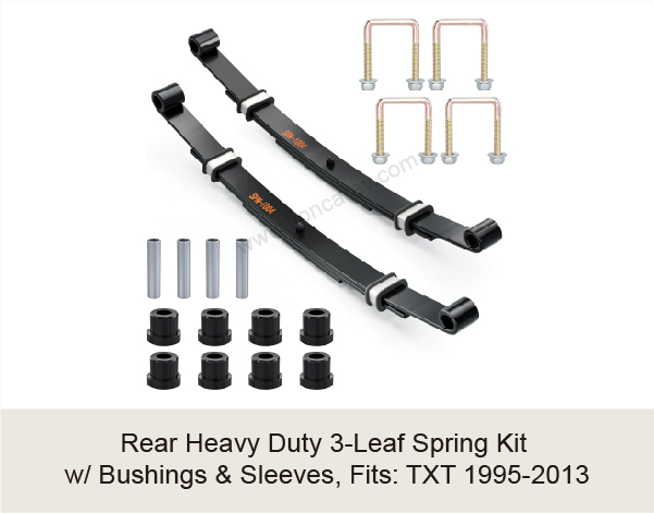 Rear Heavy Duty 3-Leaf Spring Kit