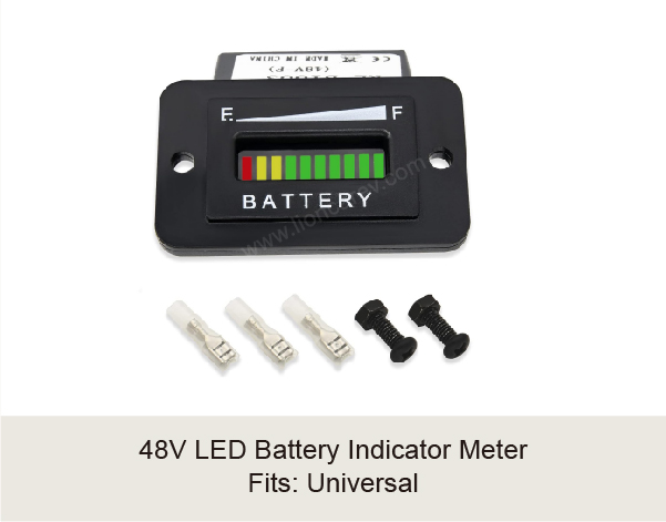 48V LED Battery Indicator Meter