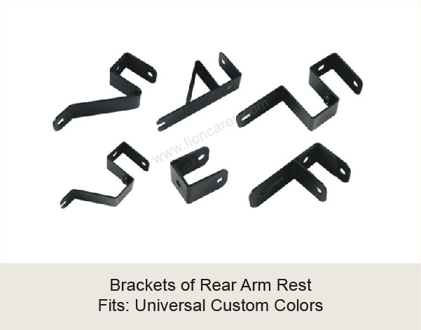 Brackets of Rear Arm Rest