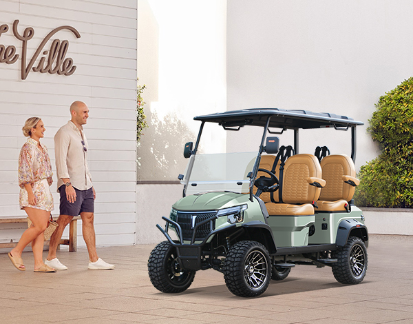 VIP Shuttle Carts-LEVSC4-Lifted Chassis