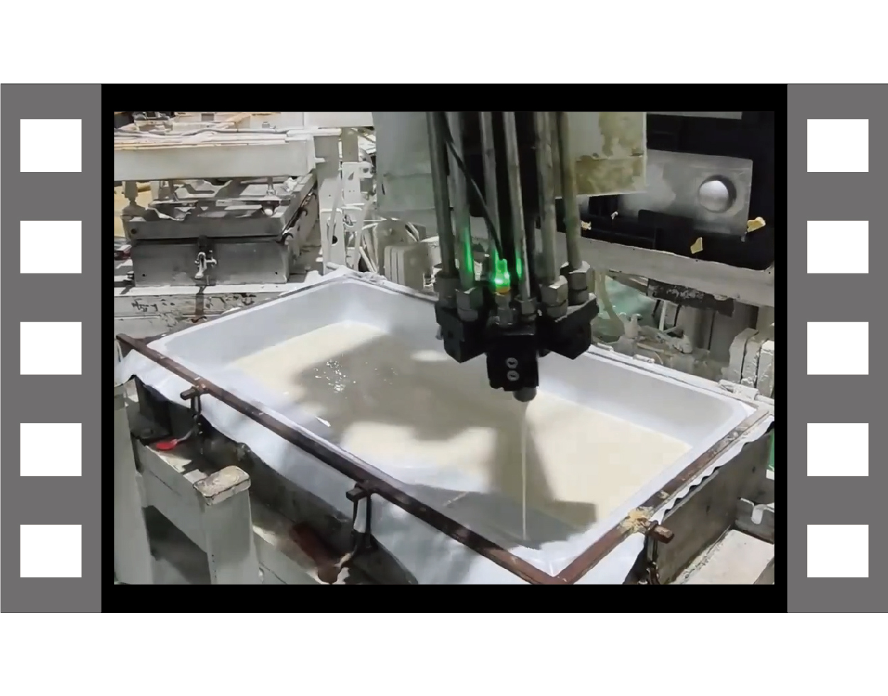 Foaming and Processing of golf cart seats